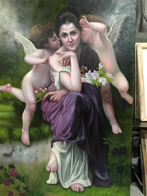 هنر نقاشی و گرافیک محفل نقاشی و گرافیک کوروش دولت یاری کار شده به صورت رنگ روغن