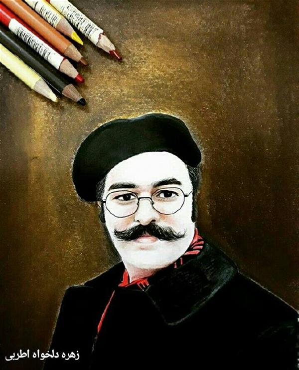 هنر نقاشی و گرافیک محفل نقاشی و گرافیک زهره دلخواه  جناب دکتر سجاد شفعیی (جراح مغزواعصاب) 
تکنیک اثر پاستل مداد رنگی