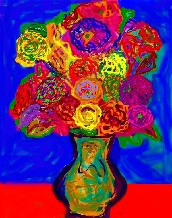 هنر نقاشی و گرافیک محفل نقاشی و گرافیک delaram ardalan گل های دیدار