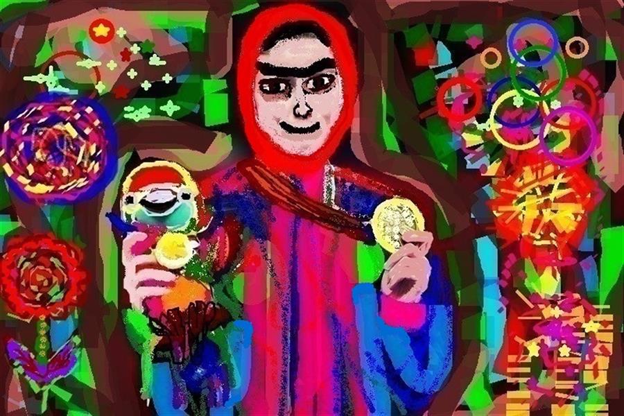 هنر نقاشی و گرافیک محفل نقاشی و گرافیک delaram ardalan المپیک # مدال طلا