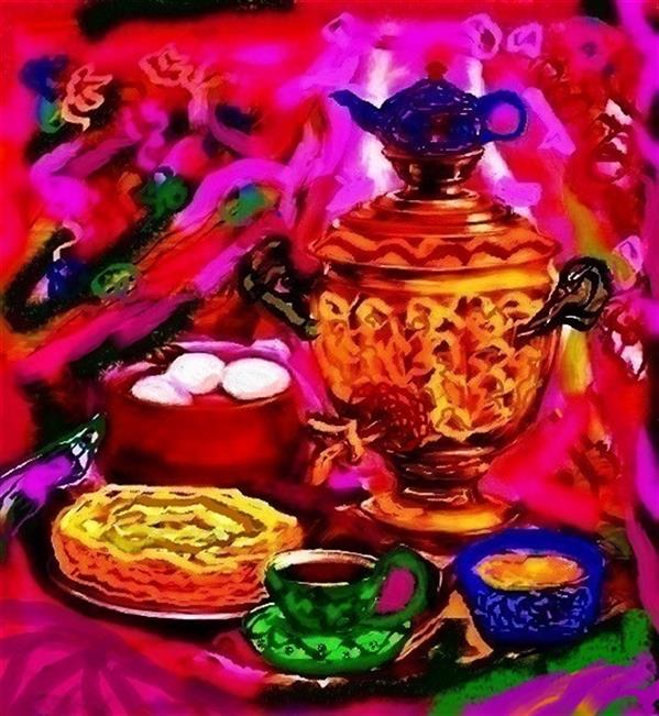هنر نقاشی و گرافیک محفل نقاشی و گرافیک delaram ardalan صبح به خیر زندگی # دلارا اردلان