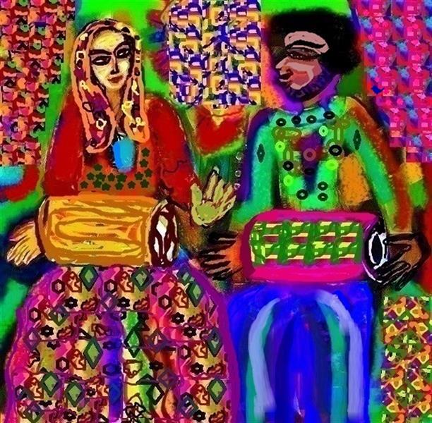 هنر نقاشی و گرافیک محفل نقاشی و گرافیک delaram ardalan نوای جنوبی ها 