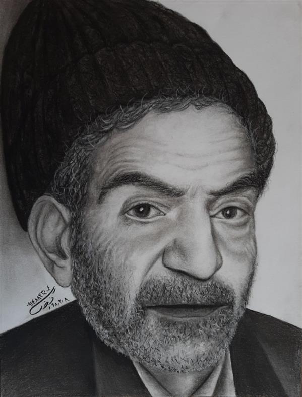 هنر نقاشی و گرافیک محفل نقاشی و گرافیک Fereydon afzali نقاشی سیاه قلم استاد شهریار (تبریز)
ابعاد ۳۰×۴۰ با قاب مربوطه