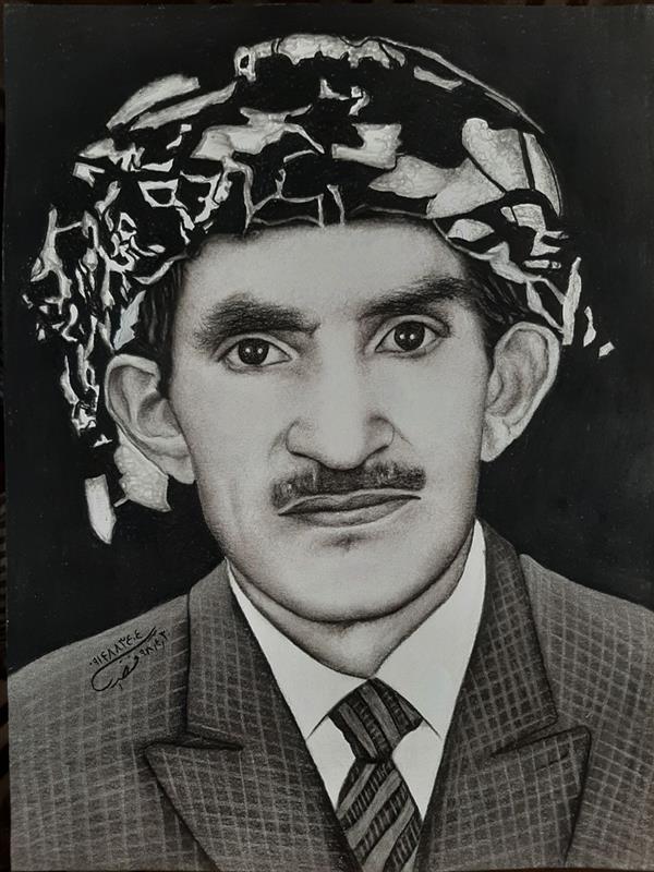 هنر نقاشی و گرافیک محفل نقاشی و گرافیک Fereydon afzali نقاشی پرتره ، کرد، خواننده حسن زیرک در۵۱سالگی فوت شده   سیاه قلم  ۳۰×۴۰