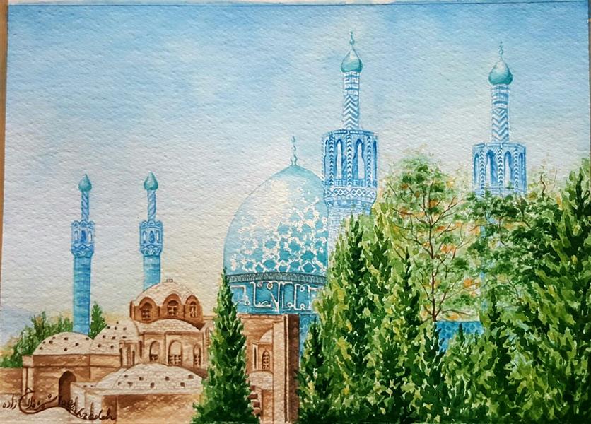 هنر نقاشی و گرافیک محفل نقاشی و گرافیک شهره فلاح زاده نام اثر:مقبره شاه نعمت الله ولی
#تکنیک ابرنگ
ابعاد:۲۸×۳۸