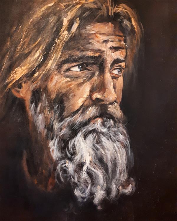 هنر نقاشی و گرافیک محفل نقاشی و گرافیک آزیتا کهن سال اکریلیک ۵۰×۷۰