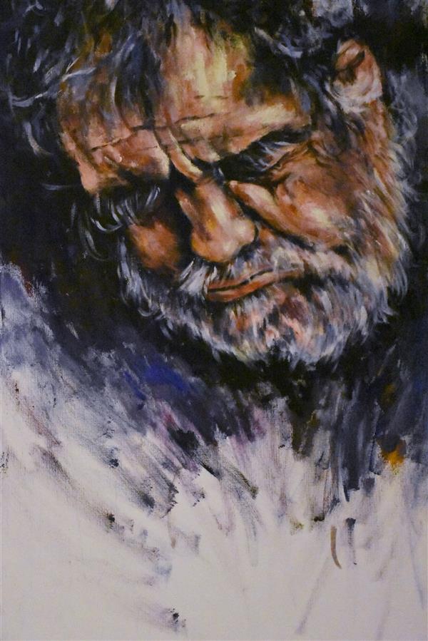 هنر نقاشی و گرافیک محفل نقاشی و گرافیک آزیتا کهن سال اکریلیک ۵۰ ×۷۰