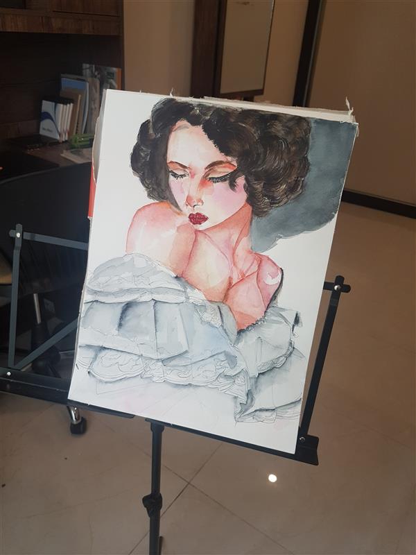 هنر نقاشی و گرافیک محفل نقاشی و گرافیک زهرا زبیدی ابعاد 40×30cm اثر ابرنگ #ابرنگ