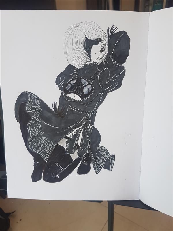 هنر نقاشی و گرافیک محفل نقاشی و گرافیک زهرا زبیدی نقاشی fanart 2b از بازی زیبایی nier automata
.#touchmarker#2b#nier#fanart