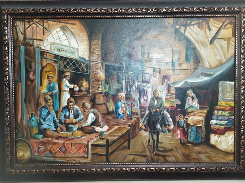هنر نقاشی و گرافیک محفل نقاشی و گرافیک بهناز ایلوخانی نقاشی بازار قدیم
رنگ روغن 
ابعاد ۸۰ در ۱۲۰