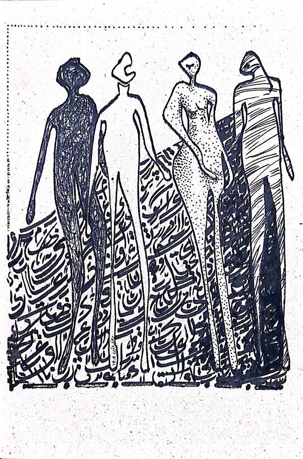 هنر نقاشی و گرافیک محفل نقاشی و گرافیک رضا باقری راپید روی کاغذ (با قاب و پاسپارتو)