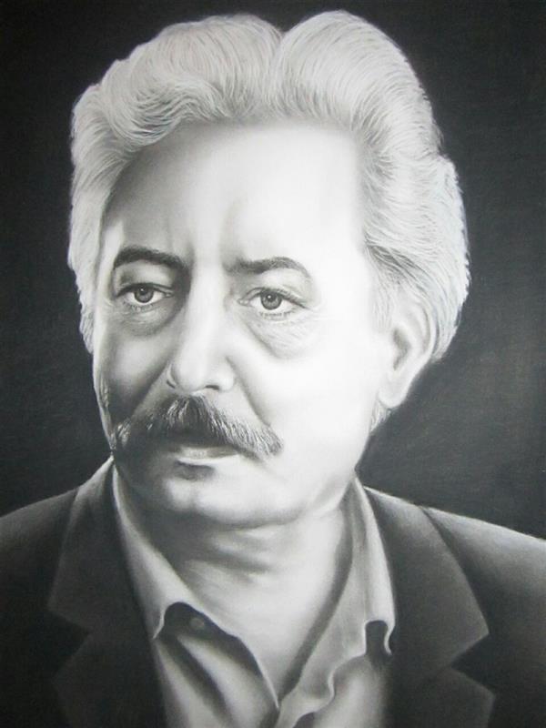 هنر نقاشی و گرافیک محفل نقاشی و گرافیک میترا متانت تابلو سیاه قلم ۳۰×۴۰
