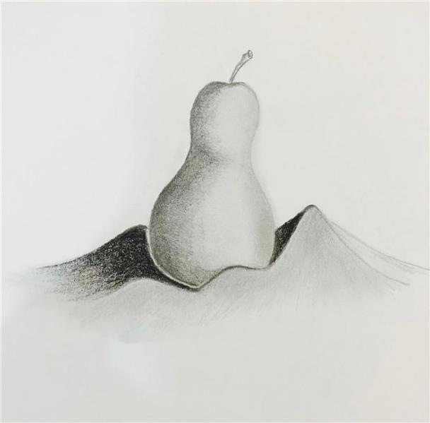 هنر نقاشی و گرافیک محفل نقاشی و گرافیک مهسا قنواتی گلابی در بیابان