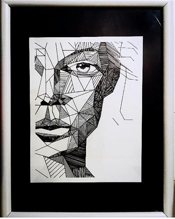 هنر نقاشی و گرافیک محفل نقاشی و گرافیک Artist-hediyeh-A تابلو نقاشی طرح چهره (عنصربصری خط)
تکنیک:راپید
سایز:۳۳×۴۳