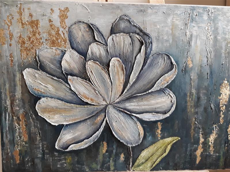 هنر نقاشی و گرافیک محفل نقاشی و گرافیک سمیه عبدالی تابلو ۵۰ ×۷۰ کار شده با تکسچر و رنگ روغن