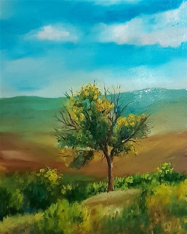 هنر نقاشی و گرافیک محفل نقاشی و گرافیک حسن زمانی رنگ روغن روی بوم