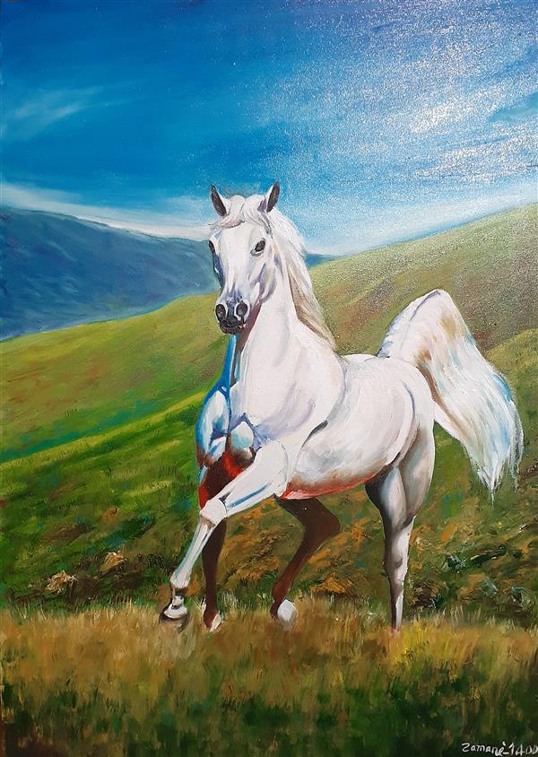 هنر نقاشی و گرافیک محفل نقاشی و گرافیک حسن زمانی رنگ روغن روی بوم