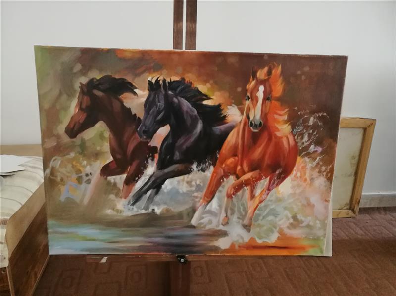 هنر نقاشی و گرافیک محفل نقاشی و گرافیک نازنین رضایی  رنگ روغن 30در60