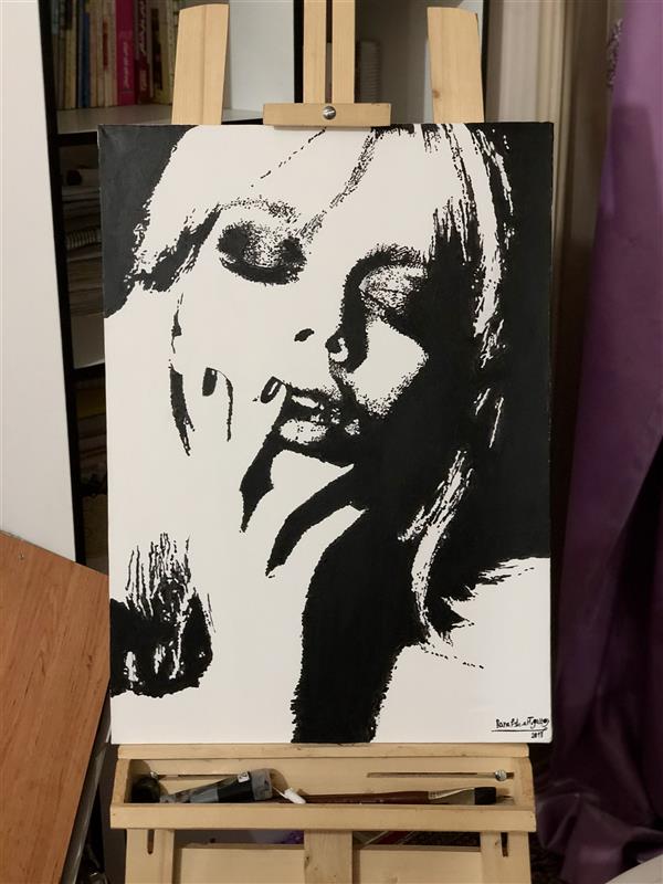 هنر نقاشی و گرافیک محفل نقاشی و گرافیک Fateme jahan این اثر تکنیک #اکریلیک است. 🎨سایز۵۰*۷۰
