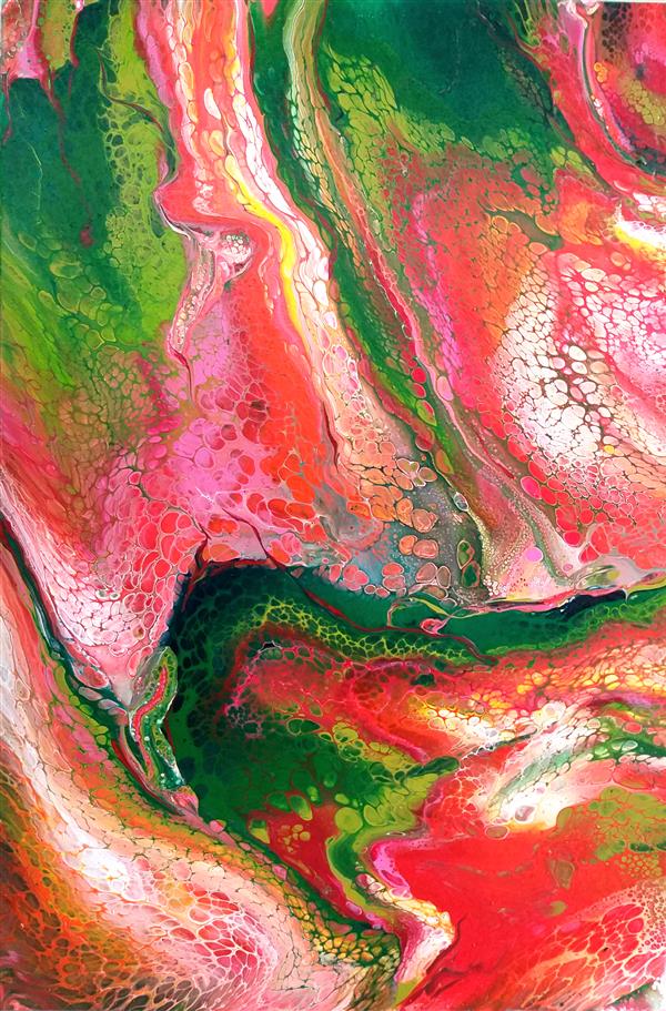 هنر نقاشی و گرافیک محفل نقاشی و گرافیک المیرا موید از مجموعه رقص رهایی رنگ ها، فلوید آرت ،۶۰×۹۰، اکرلیک روی بوم
