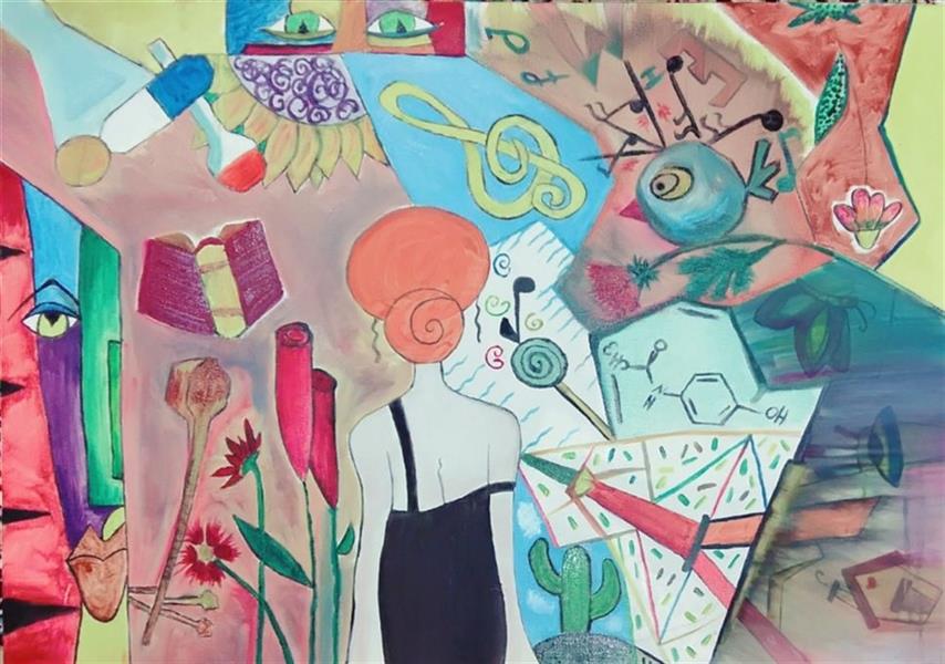 هنر نقاشی و گرافیک محفل نقاشی و گرافیک مریم نوربخش نقاشی رنگ روغن 
سبک:کوبیسم
سایز:۷۰ ×۱۰۰