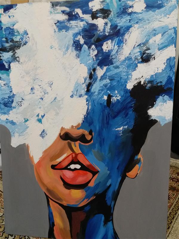هنر نقاشی و گرافیک محفل نقاشی و گرافیک Rahajoudi70 #نقاشی_مدرن_برجسته رنگ اکرولیک ابعاد ۵۰*۷۰