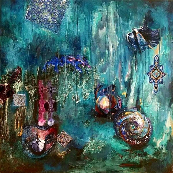 هنر نقاشی و گرافیک محفل نقاشی و گرافیک زینت پارسا سایز:۱۰۰×۱۰۰
تکنیک :اکریلیک و کلاژ