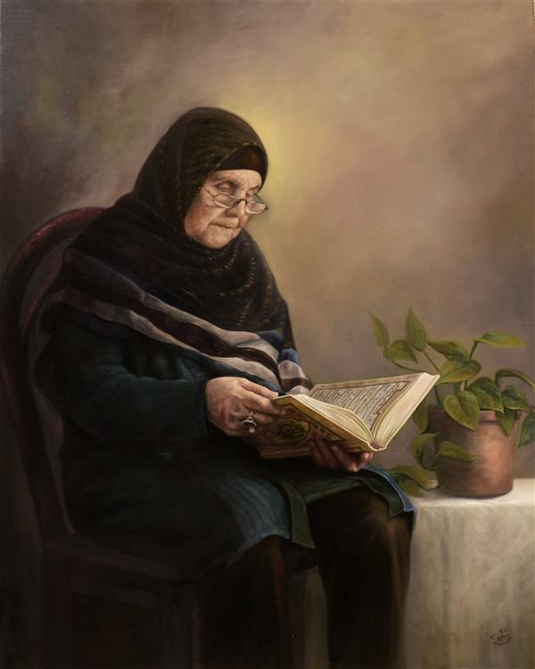 هنر نقاشی و گرافیک محفل نقاشی و گرافیک محمد مرادی رنگ روغن 
مادر بزرگ
فینالیست آرت رنوال آمریکا