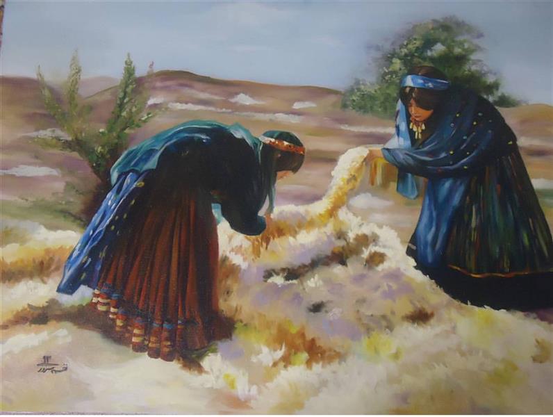 هنر نقاشی و گرافیک محفل نقاشی و گرافیک نغمه سروری #کولی  تکنیک رنگ و روغن