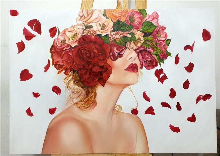 هنر نقاشی و گرافیک محفل نقاشی و گرافیک SamiRa mehrshad  #رنگ روغن روی بوم 
سایز 100×70cm