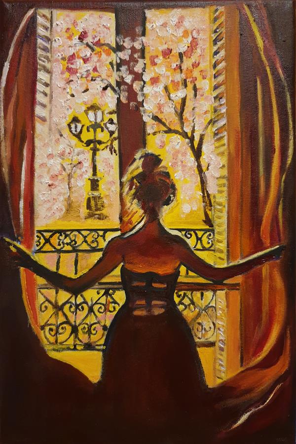 هنر نقاشی و گرافیک محفل نقاشی و گرافیک سارا خادم معارف 20×30
 oil color on convas
#impressionism