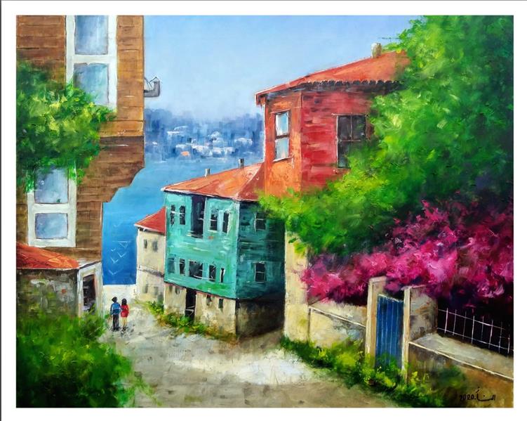 هنر نقاشی و گرافیک محفل نقاشی و گرافیک Elnaz Mirjamali #istanbul
نام اثر: استانبول
ابعاد: 60*40