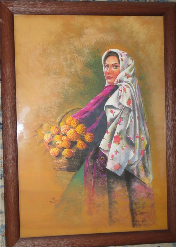 هنر نقاشی و گرافیک محفل نقاشی و گرافیک شراره رضائی #گواش ، ابعاد ۴۰ × ۵۵