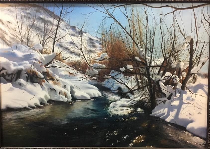 هنر نقاشی و گرافیک محفل نقاشی و گرافیک مریم حسنلو #برف#زیبا#زمستان
1*70