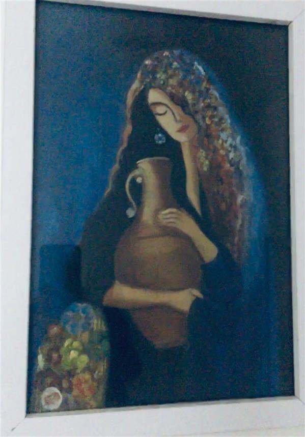 هنر نقاشی و گرافیک محفل نقاشی و گرافیک مریم حسنلو #مادر#رنگ و روغن#عشق#گل
۳۰*۴۰
