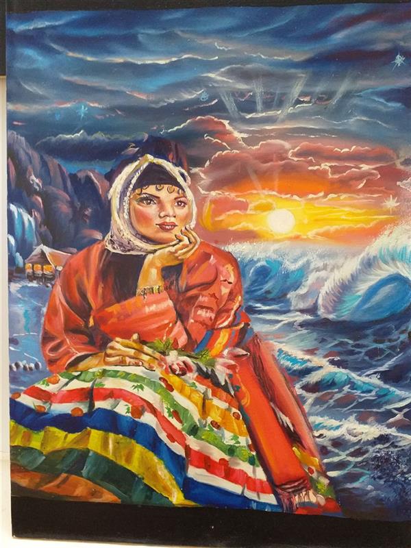 هنر نقاشی و گرافیک محفل نقاشی و گرافیک Morteza athari nasab سایزتابلو ۶۰×۹۰ رنگ روغن