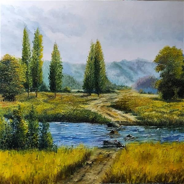 هنر نقاشی و گرافیک محفل نقاشی و گرافیک مونا کریم زاده 99/11/25
رنگ روغن 