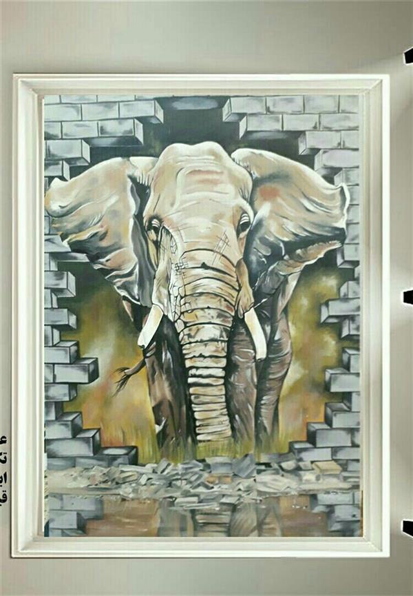 هنر نقاشی و گرافیک محفل نقاشی و گرافیک فرانک رزاقی فیل سه بعدی
تکنیک رنگ روغن
ابعاد ۷۰×۵۰
هنرمند فرانک رزاقی