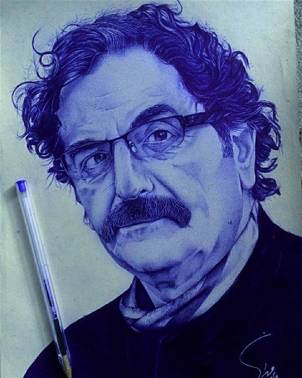 هنر نقاشی و گرافیک محفل نقاشی و گرافیک فریدون مرادی طراحی با خودکار.  سایز A4