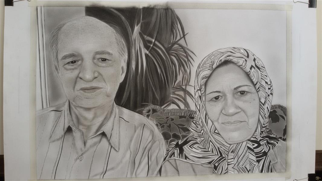 هنر نقاشی و گرافیک محفل نقاشی و گرافیک وجیهه صفی‌زاده همراه 
#سیاه_قلم