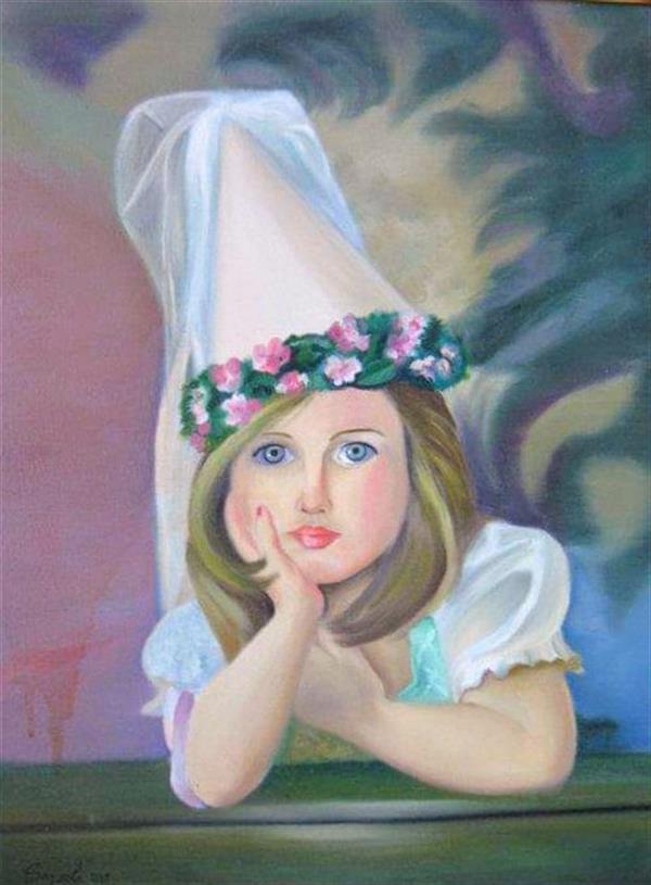 هنر نقاشی و گرافیک محفل نقاشی و گرافیک ساجده ضیایی دوست رنگ روغن 1379 ساجده ضیایی