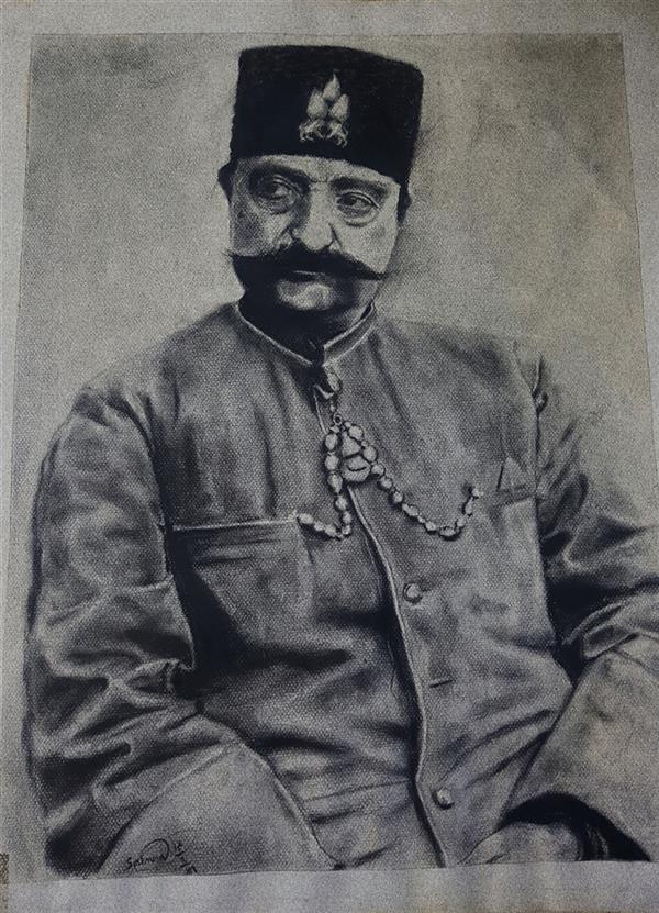 هنر نقاشی و گرافیک محفل نقاشی و گرافیک سلمان گلاب وند پرتره رئال شاه شهید 
سال ۱۳۸۴
کنته و پاک کن
