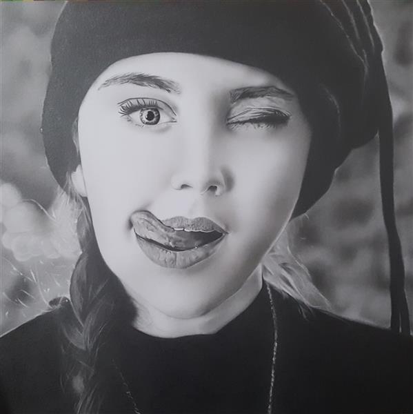 هنر نقاشی و گرافیک محفل نقاشی و گرافیک سعید نظری سیاه قلم 
با مداد و پودرگرافیت 
دارای قاب و بر روی مقوا فابریانو