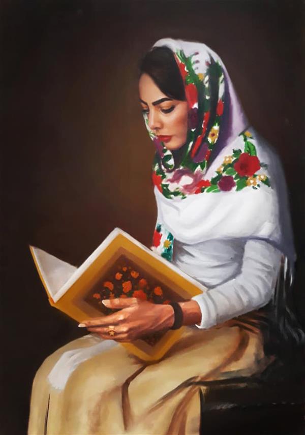 هنر نقاشی و گرافیک محفل نقاشی و گرافیک محدثه محمدی #نقاشی_محدثه_محمدی 
#تکنیک_رنگ_روغن
#۱۳۹۸