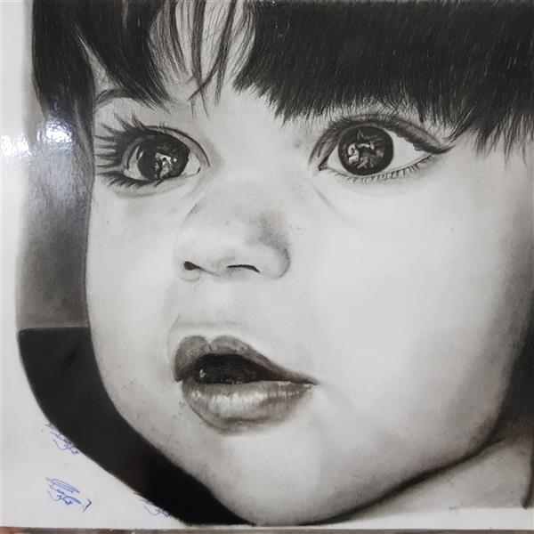 هنر نقاشی و گرافیک محفل نقاشی و گرافیک شهین محمدی🎨🖌️ #سیاه_قلم #نقاشی #زغال #چهره #دختر
نام اثر : big eyes
هنرمند : شهین محمدی
سال خلق اثر : ۹۵