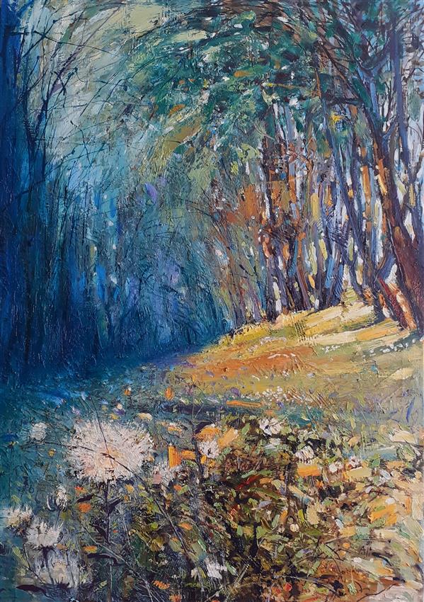 هنر نقاشی و گرافیک محفل نقاشی و گرافیک علی نوروزی oilpainting on canvas# 
#رنگروغن روی بوم
طبیعت پارک وکیل آباد مشهد ، پاییز 
۴۰۳.
علی نوروزی 
#فروخته_شد
Ali norouzi