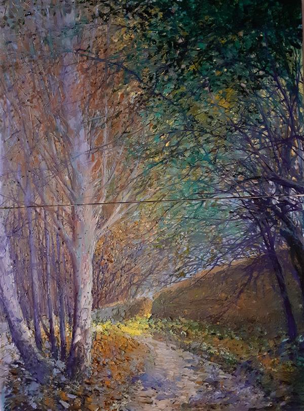 هنر نقاشی و گرافیک محفل نقاشی و گرافیک علی نوروزی رنگ روغن روی بوم دو لت 
اجرا ۱۴۰۴
پاییز روستای محسن آباد ، گلبهار 
علی نوروزی 