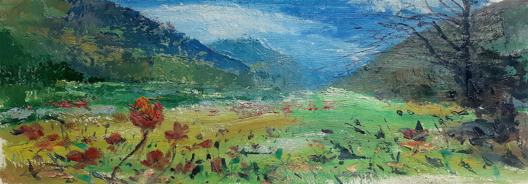 هنر نقاشی و گرافیک محفل نقاشی و گرافیک علی نوروزی رنگ روغن روی بوم 
طبیعت روستای فریزی 
اردیبهشت ماه ۴۰۳
علی نوروزی