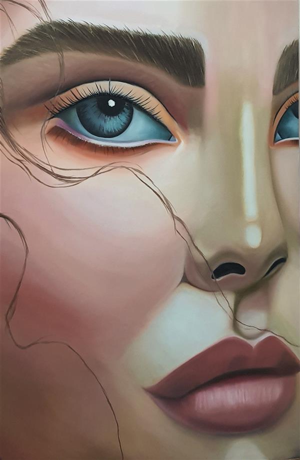 هنر نقاشی و گرافیک محفل نقاشی و گرافیک ناهید امین سادات کار شده با رنگ روغن