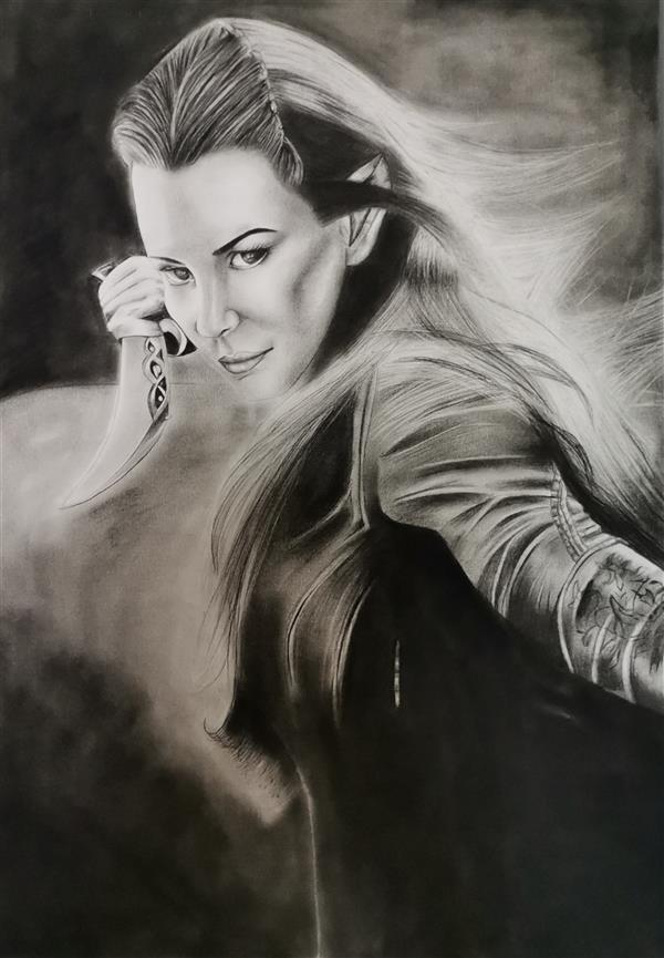 هنر نقاشی و گرافیک محفل نقاشی و گرافیک رعنا تشکری سال: 1394
نام اثر: Tauriel in hobbit